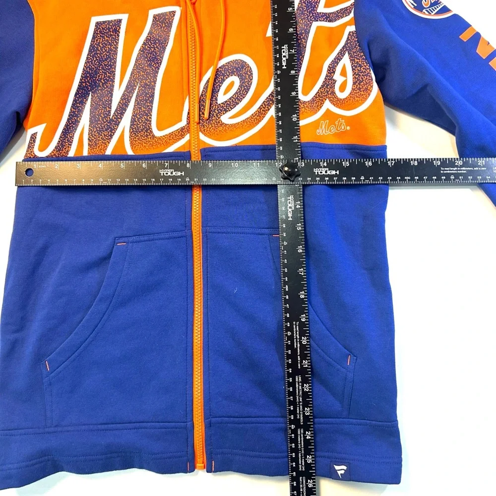 Fanatics Orange and Blue Mets Zip-Up Hoodie - Picture 7 of 8
